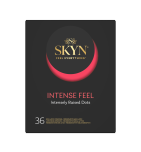 Skyn Intense Feel, nielateksowe prezerwatywy z wypustkami, 36 szt.