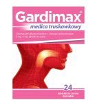 Gardimax medica junior truskawkowy, 5mg+1mg,tab.d/ss.,24szt