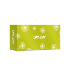 DAY by DAY chusteczki higieniczne, 3-warstwowe, zielone, 90 sztuk