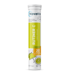 Novativ Rutiner C, tabletki musujące o smaku cytrynowym, 20 sztuk