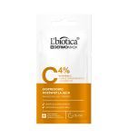 L'biotica Dermomask, ekspresowo rozświetlająca maska z witaminą C, 8ml