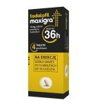 Tadalafil Maxigra, 10 mg, tabl.powl., 4 szt