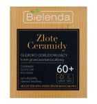   Bielenda Złote Ceramidy 60+, Głęboko odbudowujący krem przeciwzmarszczkowy na dzień noc, 50 ml