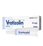 Vratizolin, 30 mg/g, krem, 3 g produktu