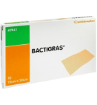 Bactigras, opatrunek parafinowy, jałowy, 15 cm x 20 cm, 10 szt.