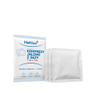 HELTISO kompresy jałowe z gazy bawełnianej 17 nitkowe 12 warstwowe 7cm x 7cm a” 3 szt.