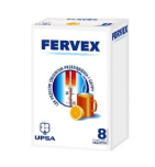 Fervex, 500 mg + 200 mg + 25 mg, granulat do sporządzania roztworu doustnego, 8 saszetek