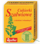 Cukierki, szalwiowe z miodem i wit.C,(Reutter), 50 g