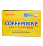 COFFEPIRINE Tabletki od bólu głowy, 450 mg + 50 mg, 6 sztuk