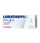 LORATADYNA PYLOX 10 mg, tabletki, 10 sztuk