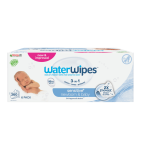 WaterWipes, chusteczki nawilżane dla noworodk&oacute;w i niemowląt, 360 szt. (6x60)