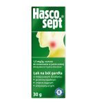 Hascosept, 1,5 mg/g, aerozol do stosowania w jamie ustnej, 30 g