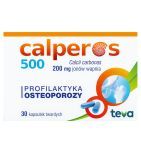 Calperos 500, 200 mg jonów wapnia, kapsułki twarde, 30 szt.