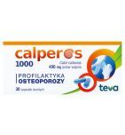 CALPEROS 1000, 400 mg jonów wapnia, kapsułki twarde, 30 sztuk