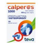 CALPEROS 1000, 400 mg jonów wapnia, kapsułki twarde, 100 sztuk