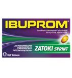 Ibuprom Zatoki Sprint, 200 mg + 30 mg, kaps.miękkie, 20 szt
