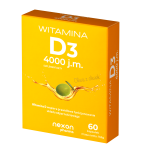 Witamina D3 4000 j.m., kapsułki, 60 szt.