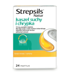 Strepsils Natur kaszel suchy i chrypka,10mg,past.mi?kk,24szt