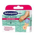 Salvequick Med Wart Plaster, plastry na kurzajki na stopach, 20 szt.