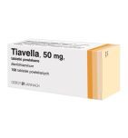 Tiavella, 50 mg, tabletki powlekane, 100 szt.
