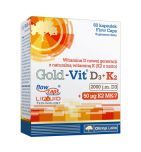 Olimp Gold-Vit D3+K2, 2000 IU + 50 μg, kapsułki, 60 szt.