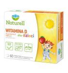 Naturell Witamina D dla dzieci, tabletki, 60 szt.