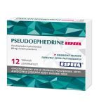 PSEUDOEPHEDRINE ESPEFA, 60 mg, tabletki powlekane, 12 sztuk