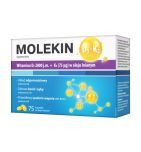 Molekin D3 + K2 w oleju lnianym, kapsułki, 75 szt.