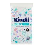 Kindii, Baby Sensitive, płatki bawełniane dla niemowląt, 60 szt.