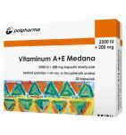 Vitaminum A+E Medana, 2500 j.m.A + 200 mg E, kapsułki,  20 szt.