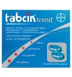 Tabcin Trend, 250 mg + 30 mg + 2 mg, kapsułki miękkie, 12 sztuk