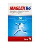 Maglek B6, 51 mg Mg2+ + 5 mg, tabletki, 50 sztuk