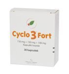 Cyclo 3 Fort, 150 mg + 150 mg + 100 mg, kapsułki twarde, 30 sztuk