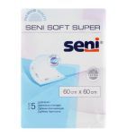 Seni Soft Super, podkłady higieniczne, 60 cm x 60 cm, 5 szt.