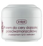 Ziaja, przeciwzmarszczkowy krem do cery dojrzałej z koenzymem Q10 i witaminą E, 50 ml
