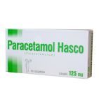 Paracetamol Hasco, 125 mg, czopki, 10 szt.