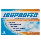 Ibuprofen, 200 mg, tabletki drażowane, 10 szt.