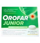 Orofar Junior (Orofar Total Action), tabletki do ssania, 24 szt.
