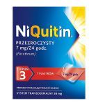 Niquitin przezroczysty, 7 mg/24 h, system transdermalny 36 mg, stopień 3, plastry, 7 szt.