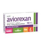 Aviorexan, 50 mg + 50 mg, tabletki powlekane, Opakowanie zawiera: 10 tabletek powlekanych.