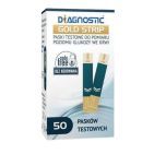 Diagnostic Gold Strip, paski testowe do pomiaru poziomu glukozy we krwi, 50 szt.