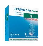 Efferalgan Forte, 1 g, tabl.musuj.,(i.rów),MDZ,Hiszp, 8 szt