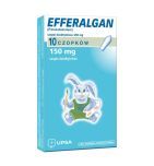 Efferalgan, 150 mg, czopki doodbytn.,(i.rów),InPh,Bułg,10szt