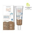 Flos-Lek Sun Care Derma City, krem,tonuj,BB,Sens,F50+,30ml