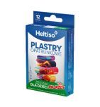 HELTISO, Plastry opatrunkowe zestaw dla dzieci, Pojazdy 12 szt.