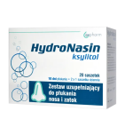 Hydronasin Ksylitol, zestaw uzupełniający do płukania nosa i zatok, 20 saszetek