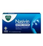 Nasivin Zatoki i Katar, 200mg+30mg, tabl.powl., 24 szt.