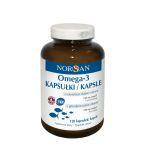 Norsan, Omega-3 z naturalnym olejem rybnym, kaps., 120 szt