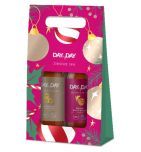 DAYbyDAY Zestaw Mydło Malina i Mleko ryżowe, Żel Kombucha i Drożdże, 2x400 ml