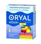 Oryal Aqua+, Smak Ananas-Kokos-Mango, proszek, 14 saszetek